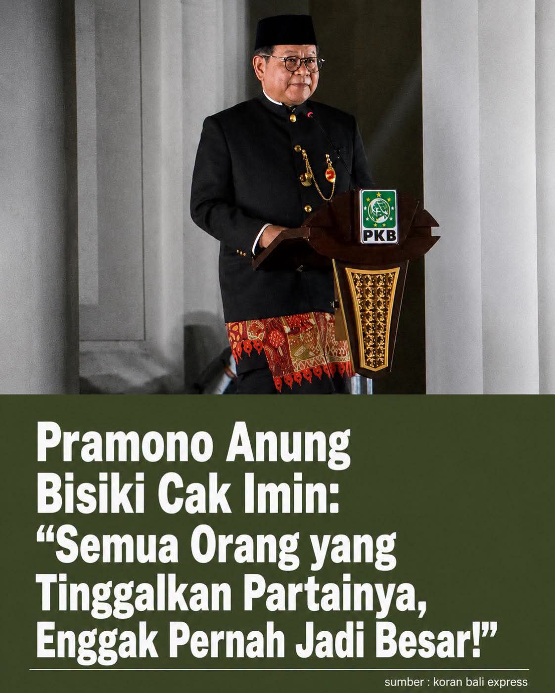 Gubernur DKI Jakarta Sentil Orang Orang Yang Hengkang Dari Partai Lain Tak Pernah Besar