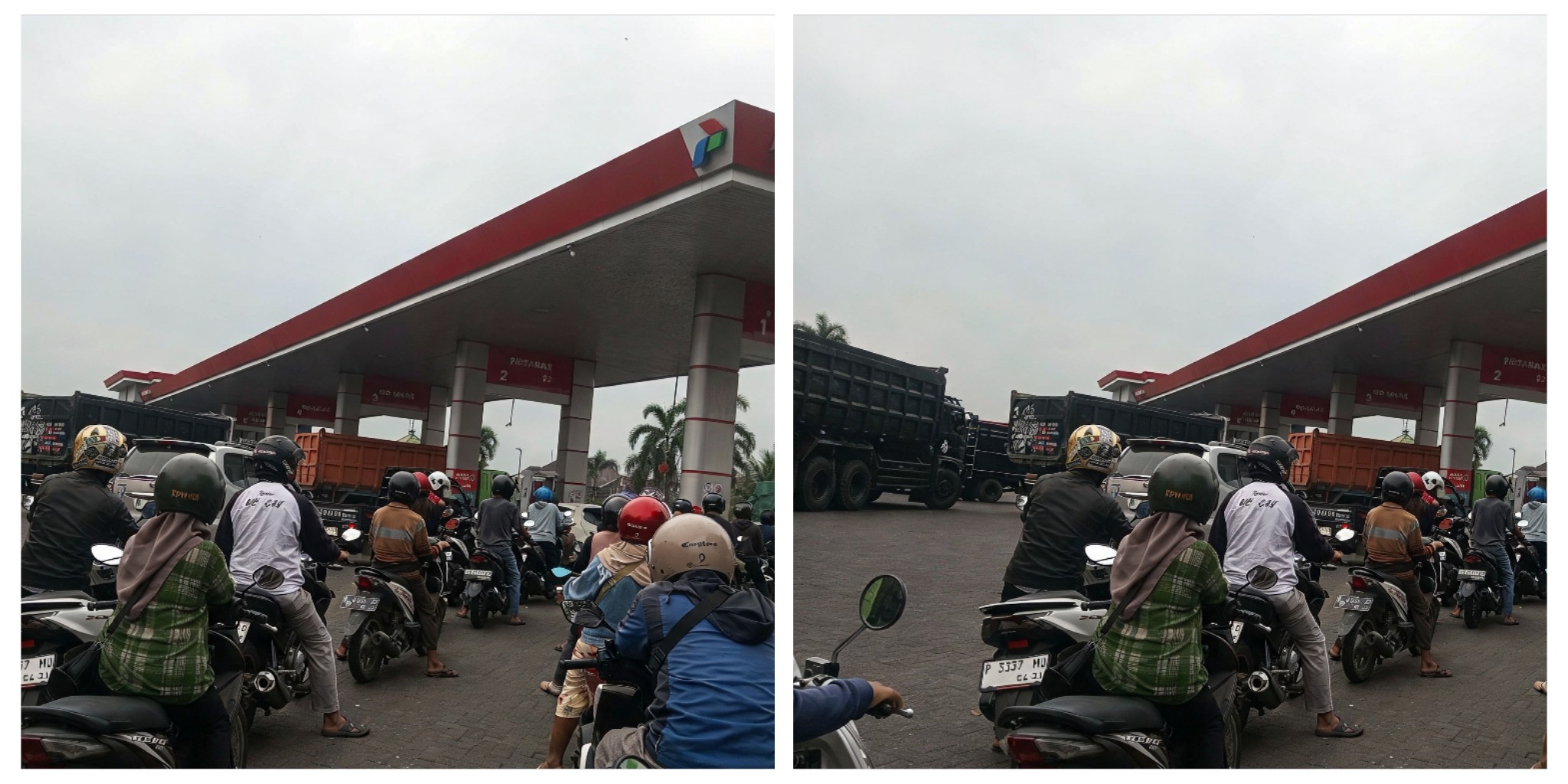 Antrian Panjang Mayoritas SPBU di Lumajang Hampir Setiap Hari
