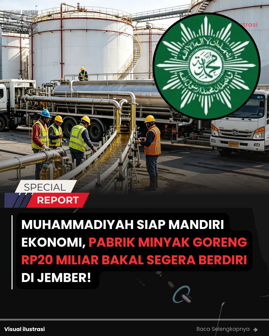Pabrik Minyak Goreng Muhammadiyah Bakal Berdiri di Jember